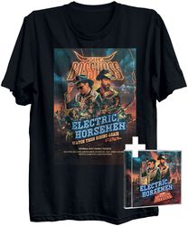 Electric Horsemen T-Shirt Bundle - Glow In The Dark, The BossHoss, CD